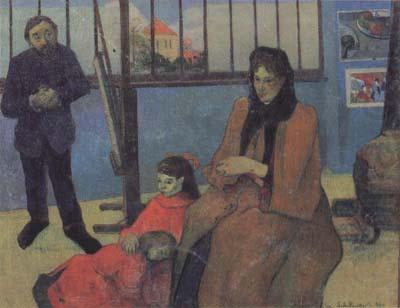 Paul Gauguin The Sudio of Schuffenecker or The Schuffenecker Family (mk07) china oil painting image
